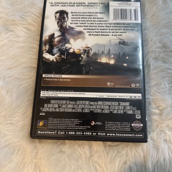 Commando (DVD, 1985) - Picture 2 of 4